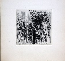 Hann Trier (1915-1999).Komposition des Informel 1959, Originalradierung