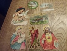 alte Oblaten Glanzbilder Konvolut schön ?