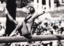 Autogramm - Erika Zuchold (Turnen) - DDR-Karte