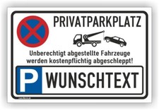 Parken verboten Schild