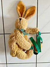 FELIX  Spiegelburg Hase Plüsch Rucksack Stofftier 60 cm Braun - Grün