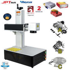 JPT MOPA M7 or Raycus 30W 50W 60W 100W Fiber Metal Laser Marking Machine