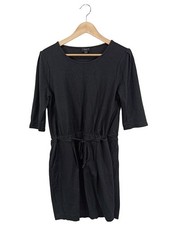 CYRILLUS PARIS A-Linien Kleid Damen Kleid Gr. DE 38 schwarz Casual-Look