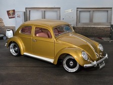 VW KÄFER BEETLE 1955 TUNING UMBAU / 1:18 / Bburago Gold Collection / UNIKAT  !!