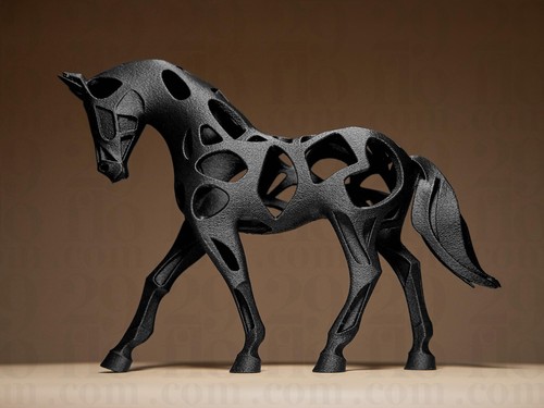 Hollow horse sculpture - sculpture, |