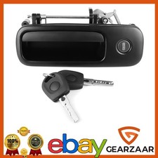 Heckklappe Griff Schloss mit Schlüssel für VW T5 Sharan Golf 4 1 Satz Schwarz