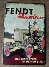 Blechschild Fendt  Dieselross