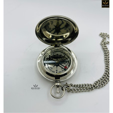 Messing Taschenkompass Kette