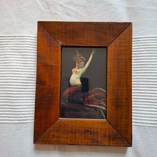 gerahmtes Bild Reclaimed Wood (Fensterrahmen) Glas Motiv von M. Alberich Akt