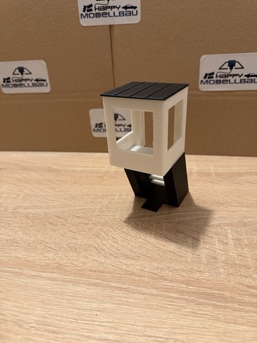 Deko streckenposten mit sw - , ws/sw