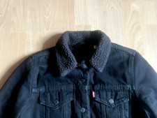 LEVI´S JEANS JACKE GEFÜTTERT SCHWARZ GR.S LEVIS JEANSJACKE