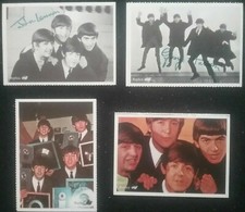 4 ICONIC SMALL BEATLES CARD