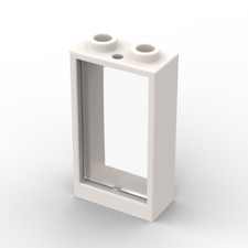 Lego 5x Fenster Scheibe 1x2x3 window glas 60593 60602 weiß white