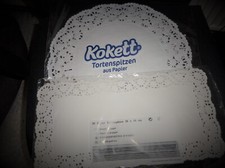 Tortenspitzen Rund und eckig Weiß Torten Kuchen Papier Unterlage Deckchen Papier