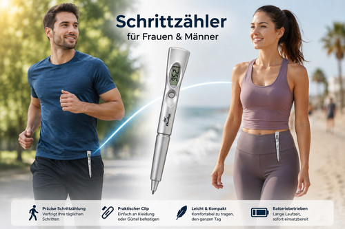 Schrittzähler mit clip - mit,