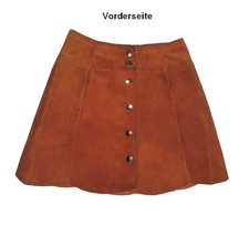 Kurzer velours lederrock - velours-, /