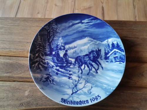 Weihnachtsteller wandteller - /,
