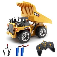 fisca Ferngesteuerter Muldenkipper 2.4Ghz RC Truck 9 Kanal 4WD Mine Baufahrze...
