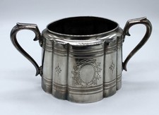 S-1482 Bezauberne Zuckerdose, Antik England, versilbert