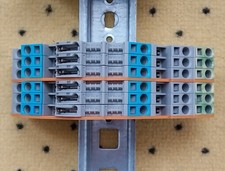 6 Wago Reihenklemmen 4mm²