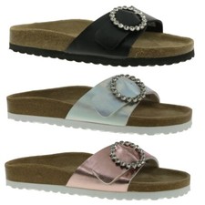 Pantolette Strassschnalle