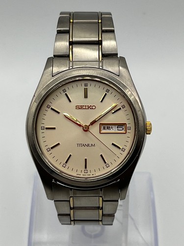 Seiko titanium 7n43 9100 - seiko, 7n43-9100