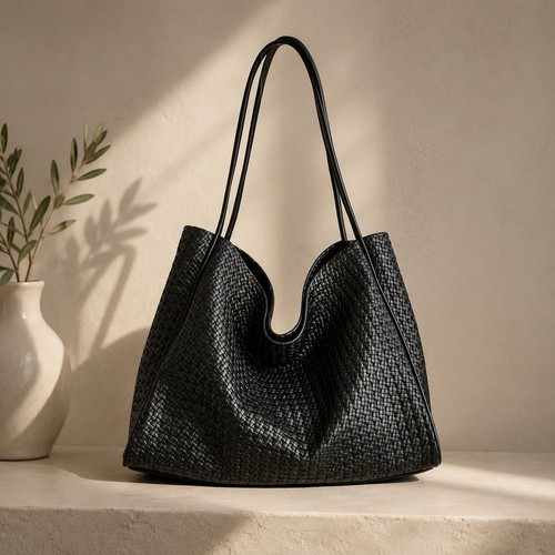 Geflochtene tragetasche tote - geflochtene,