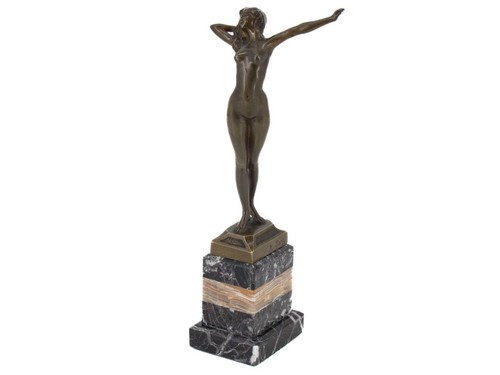 Jugendstil bronze skulptur - jugendstil,