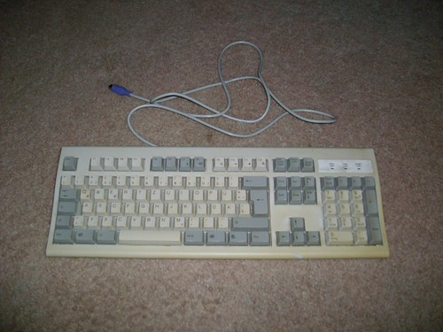 Retro computer tastatur - computer, pc