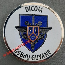 Ecke DICOM GSBDD GUYANA 40mm Biface Farbe ORIGINAL Sammler