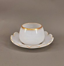 9135039 Schale Alabasterglas Biedermeier Glashütte Schachtenbach Bayrischer Wald