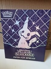 Pokemon Paldeas Schicksale Info Buch Sammelbuch Mimigma aus ETB NEU Heft Deutsch