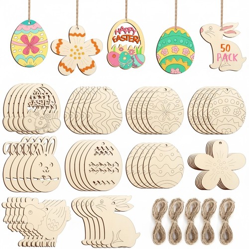 Holzanhänger ostern set - holzanhänger,
