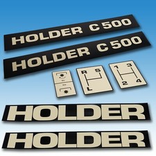 Aufkleber-Satz Holder C 500