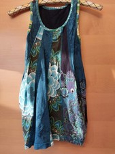 Kleid für Kinder Desigual Größe 4 (4Jahre?) Blau Mehrfarbig