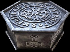 Wikinger mjolnir andenkenbox - wikinger,