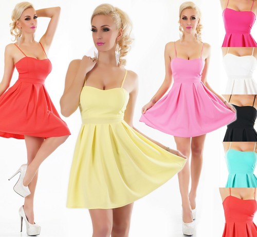 Italy damen mini kleid falten - italy,