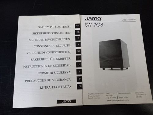 Original jamo sw708 sub - sw708,