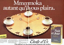 Werbung Advertising 107 1983 Café Jacques Vabre (2p) Tag & Nacht Goldener Stern