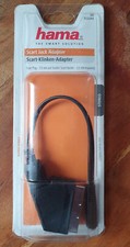 Hama Audioadapter Scart Stecker auf 3.5mm Klinke Buchse Stereo Schwarz
