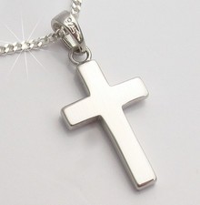 Kreuz Anhänger Kette Echt