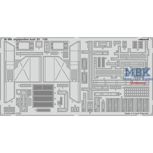 Eduard ed36496 jagdpanther - eduard,