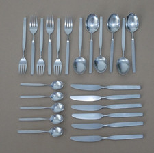 WMF Finnland Orion 6 Personen Tafelbesteck Menübesteck Besteck - Cromargan