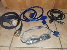 Scart Kabel Konvolut Click Tronic Blaues Kabel Ultra Flach Multi Lot Set 
