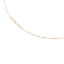 Boccia Titanium Schmuck Halsreif Länge 45cm Titan goldfarben Halskette 0802-0245