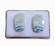 1 Paar Scheelit Cabochon ca. 22x13 mm Nr. U34323