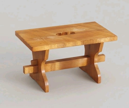 Vintage holzschemel fußbank - holzschemel,
