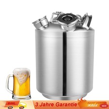 Reinigungsbehälter 10L Edelstahl Zapfanlage Bierkoffer Reinigungsfass Bierfass