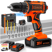 Akkuschrauber 20V 2 Akkus 2Ah