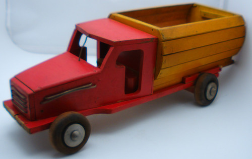 Ddr spielzeug holz lkw 42cm - holz,